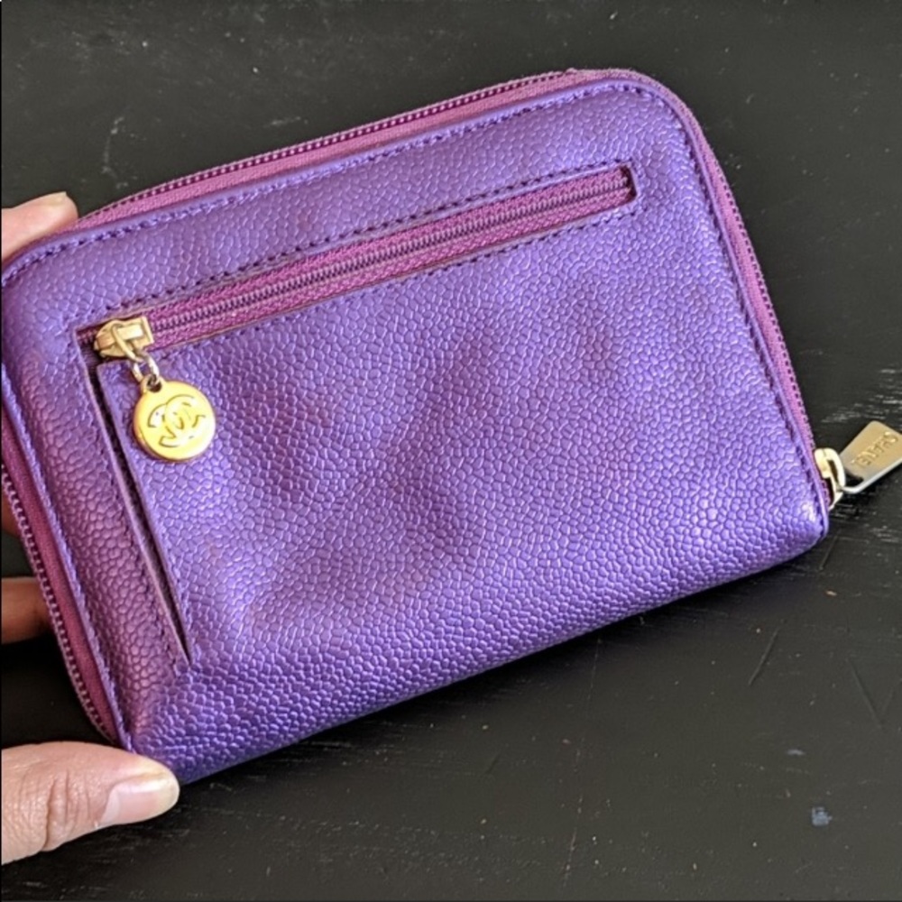 🤍Donated2OurGirl🙏🏼🤍Chanel purple organizer - Picture 3 of 16